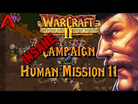 Видео: Warcraft 2: Безумная кампания || BTDP: Человеческая миссия 11