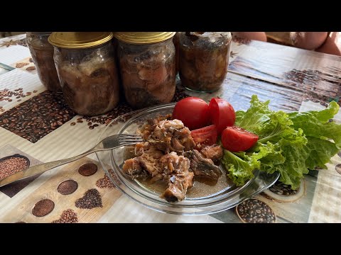 Видео: Тушенка из речной рыбы (карася) в автоклаве ❤️ быстро, просто, вкусно!