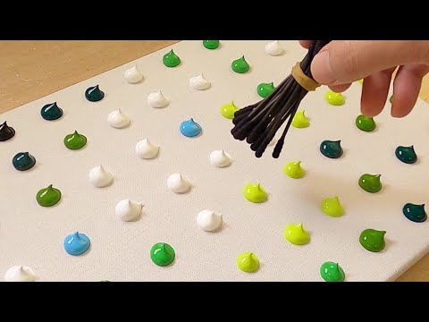 Видео: Как нарисовать мужчину, гуляющего с собакой / Акрил / Техника рисования