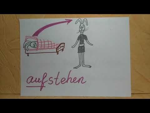 Видео: 🐎 Guten Tag! Мій робочий день - 3,  aufstehen - aufgestanden