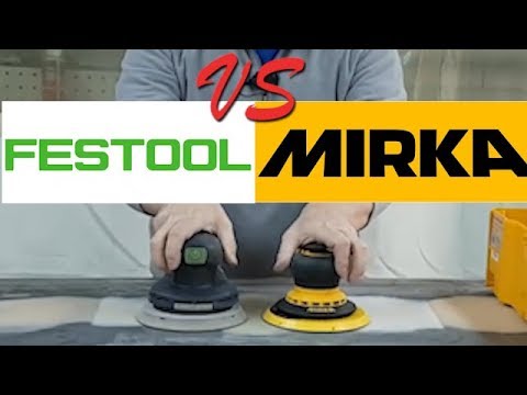 Видео: Сравнение MIRKA DEROS и FESTOOL ETS EC 150