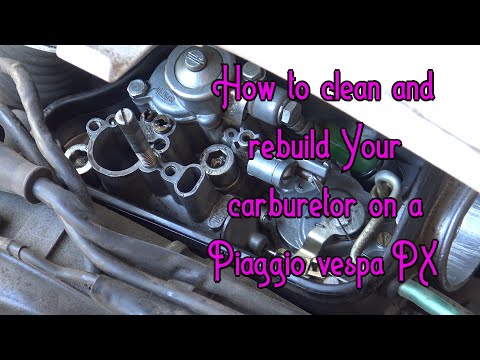 Видео: Чистка и восстановление карбюратора Piaggio Vespa PX