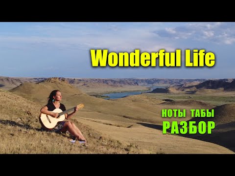 Видео: Wonderful Life - Black | На гитаре | Ноты Табы Разбор