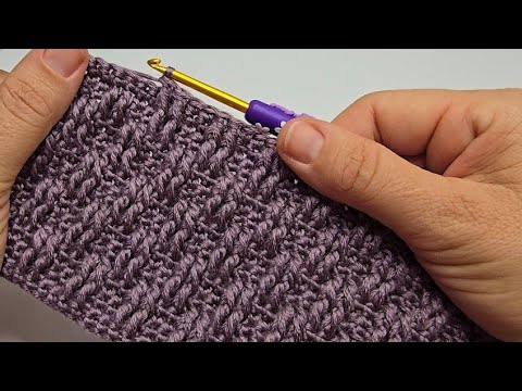 Видео: УНИКАЛЬНЫЙ! Давайте создадим НЕВИДАННЫЙ ранее узор для вязания крючком, ОЧЕНЬ ПРОСТОЙ и подходящи...