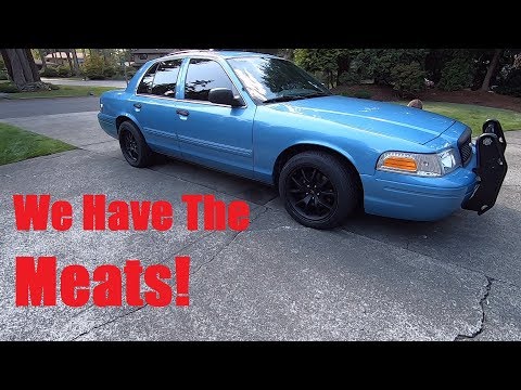 Видео: Полицейский перехватчик Crown Vic получит 18-дюймовые шины FR500 с шахматным расположением колес