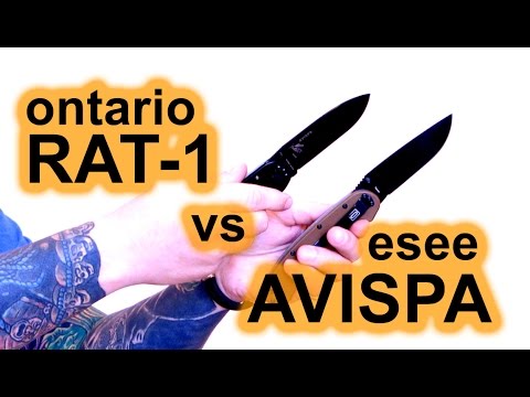 Видео: Сравнение Ontario RAT-1 и ESEE Avispa
