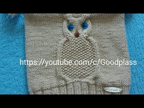 Видео: Шапка сова на ребенка. Вязание спицами. Часть 1 Knitting(Hobby).