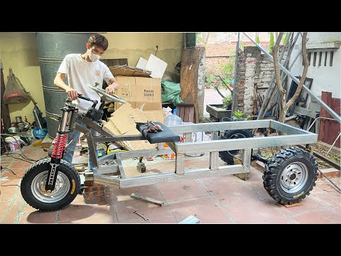 Видео: Самодельный 3-колесный грузовой автомобиль, часть 1: система рулевого колеса