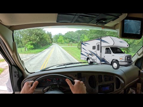 Видео: Каково это — управлять автодомом класса C? Советы по вождению Ford E450 RV #winnebago #rv