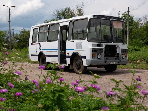 Видео: ПАЗ 3205 с двигателем Mercedes ОМ364