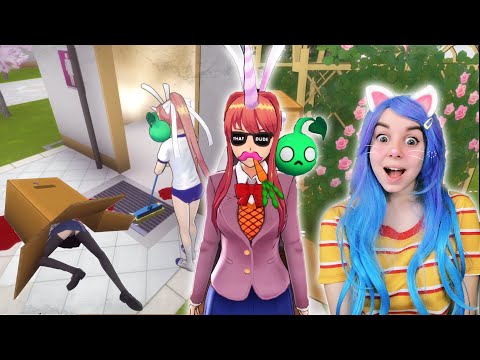 Видео: МОНИКА НА ПОКАЗЕ МОД В ЯНДЕРЕ 😅 Yandere Simulator #4