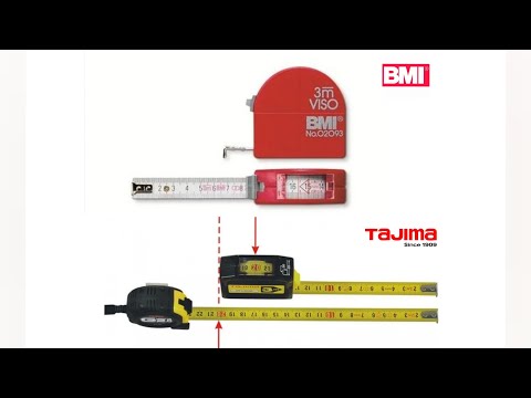 Видео: Необычные рулетки:  BMI "VISO" 3m.,No.405 vs Tajima "IN-LOOK" 3m.