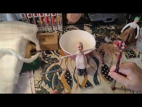 Видео: Пальто для куклы с кулиской ,пара часов моего творческого дня