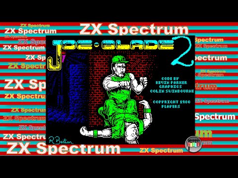 Видео: Sinclair ZX Spectrum игра Joe Blade II прохождение игры ZX Spectrum