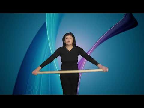 Видео: Упражнения с гимнастической палкой