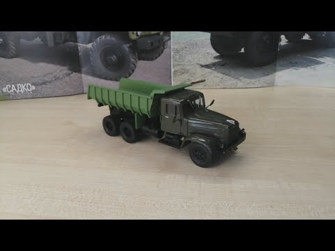 Видео: Обзор модели Краз-256в1, масштаб 1:43, "Наш автопром"