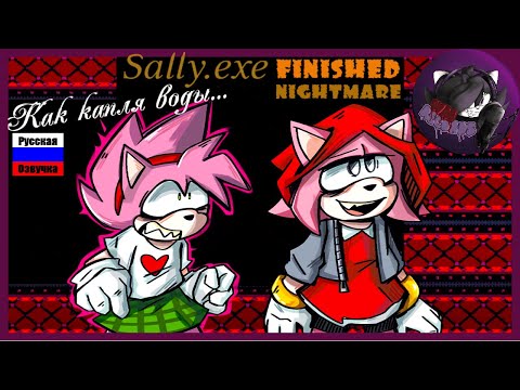 Видео: Как капля воды... |Sonic.exe Finished Nightmare| Озвучка пути Эми