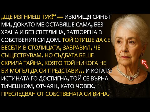 Видео: „Ще изгниеш тук!“ — собственият ми син ме изостави да умра, докато се веселеше.