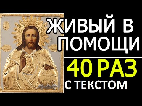 Видео: ЖИВЫЙ В ПОМОЩИ 90 ПСАЛОМ 40 РАЗ