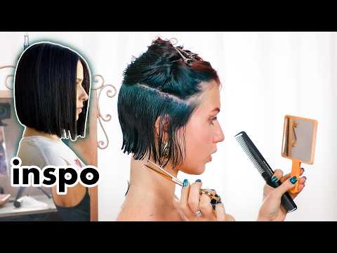 Видео: Стригу себе самый острый боб