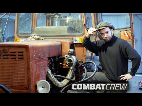 Видео: Ставим на трактор турбину от мерседеса! (Турбо-трактор, часть 7)