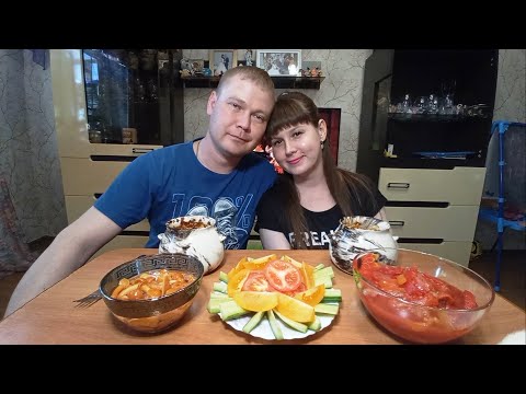 Видео: Мукбанг. Мясо с картошкой в горшочке | Meat and potatoes in a pot