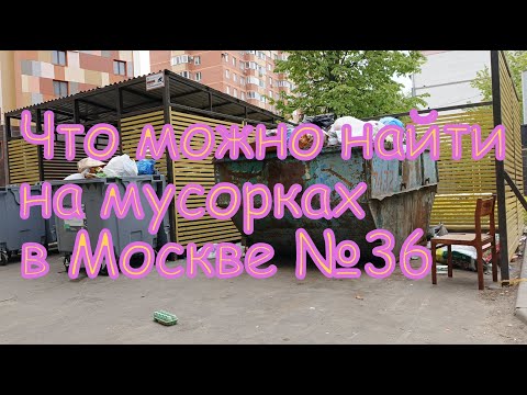 Видео: Что можно найти на мусорках в Москве №36