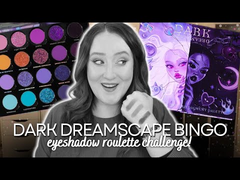 Видео: DARK DREAMSCAPE *БИНГО* Новая палетка теней для век Bella Beauté Bar: рулетка!