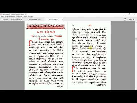 Видео: Часослов. Часть 1. Чтение богослужебных часов