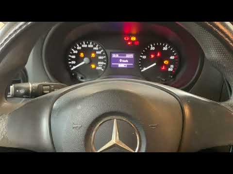 Видео: Сброс сервисного обслуживания Mercedes Vito Metris. Нет кнопок на руле.