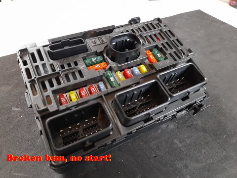 Видео: Ремонт 6500CK! Не работает топливный насос. BSM Peugeot Citroen