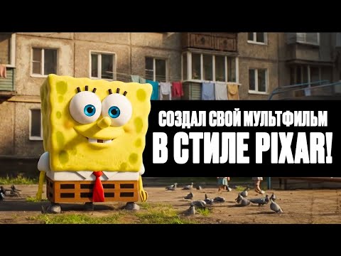 Видео: Как сделать мультфильм в стиле Pixar через VEO3 | Без опыта, за 5 минут