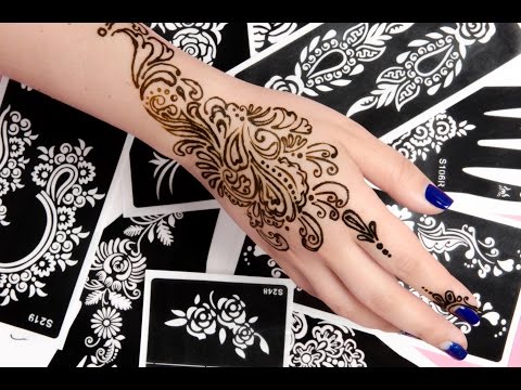 Видео: Трафареты для мехенди