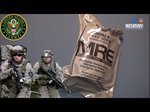 Видео: ИРП Армии США меню 9 MRE MENU 9 BEEF STEW USA ARMY