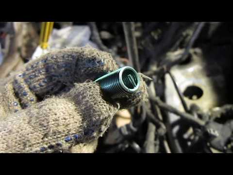 Видео: Восстановление резьбы для болтов ГБЦ в блоке по технологии HELICOIL