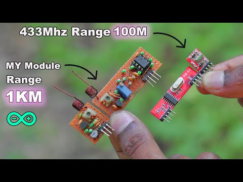 Видео: Как сделать передатчик и приемник данных дальнего действия (Arduino)