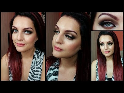 Видео: Вечерен (почти)арабски грим в нюанси на розово злато