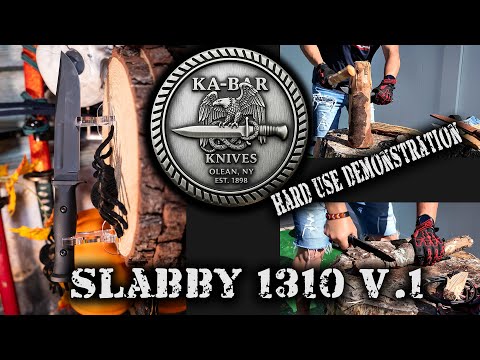 Видео: НАСТОЯЩЕЕ СЕРЬЕЗНОЕ ИСПЫТАНИЕ!! КАК ОНО ВЫДЕРЖАЛОСЬ? KA-BAR 1310 SLABBY. @KABARKnives1898