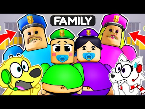 Видео: Побег из НОВОЙ СЕКРЕТНОЙ СЕМЬИ в игре Roblox Barry's Prison Run