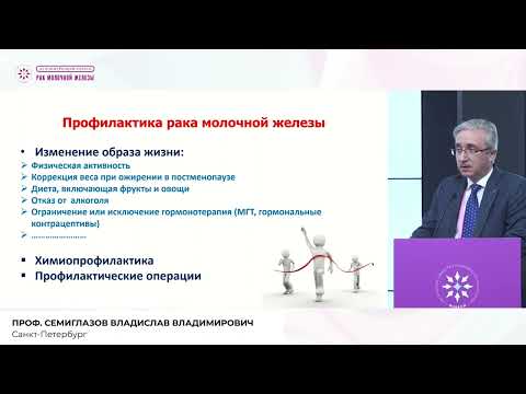 Видео: Перспективы лекарственной профилактики рака молочной железы