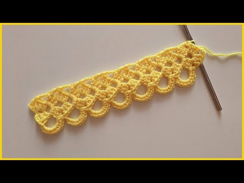 Видео: Ленточное кружево. Вязание крючком / Simple crochet ribbon lace