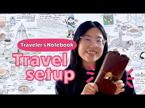 Видео: Записная книжка путешественника: минималистичный и функциональный набор для зарисовок в путешествии