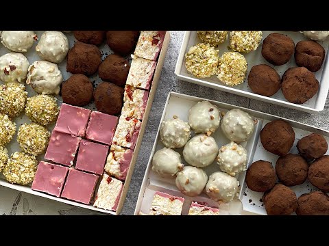 Видео: Коробка сладостей №4 - Трюфели и батончики! Изысканный выпуск