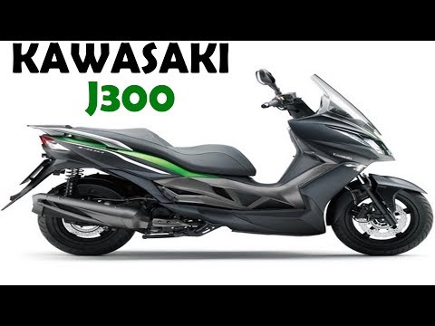 Видео: Обзор Максискутера Kawasaki J300!!!