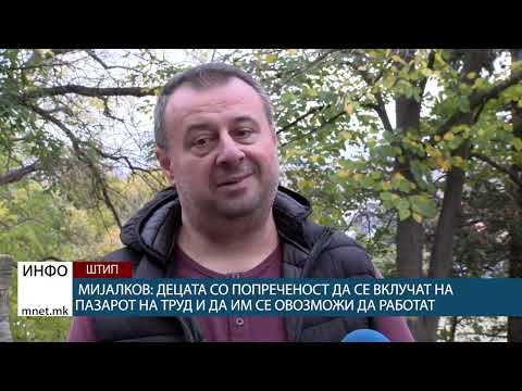 Видео: Мијалков: Децата со попреченост да се вклучат на пазарот на труд и да им се овозможи да работат