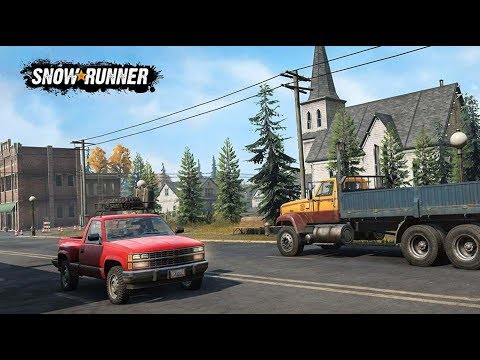 Видео: SnowRunner: #1 Начало сложного пути в необузданном  мире! внедорожных приключений!