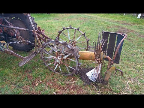 Видео: Как копали картошку в 20 веке на Т-25