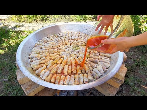 Видео: Голубцы из Капусты с Мясом | Kələm Dolmasının Hazırlanması