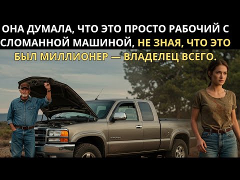 Видео: Она думала, что это всего лишь рабочий с неисправной машиной, не подозревая, что это был миллионер