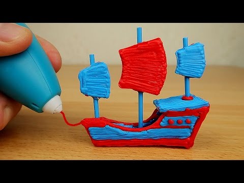 Видео: 3D РУЧКА - РИСУЮ ПИРАТСКИЙ КОРАБЛЬ! - alex boyko